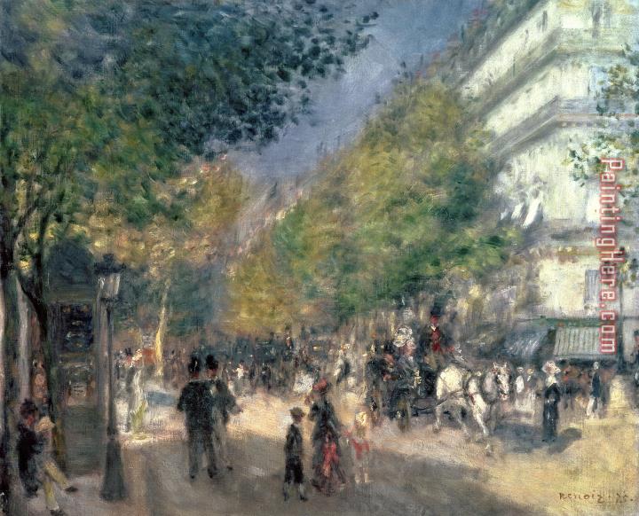 Pierre Auguste Renoir The Boulevards
